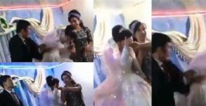 Umukwe yakubitiye umugeni we mu bukwe amuziza kumutsinda mu irushanwa bateguriwe n'abatumiwe