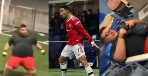 Kwigana uko Cristiano Ronaldo yishimira igitego byamuviriyemo akaga gakomeye 