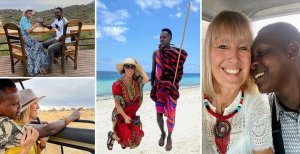 Byatangiriye ku ifoto !!!!Umunyamerikakazi yashyingiranwe n'Umu Maasai arusha imyaka 30 [AMAFOTO]