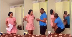 Ibyishimo byaramurenze aterura umugore we wamwishyuriye ideni ryari ryaramuzengereje