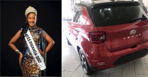 Ya modoka ya Miss Muheto Divine yahembwe muri Miss Rwanda yamaze kugezwa mu Rwanda[AMAFOTO]