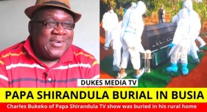 Ibiro bya Perezida wa Kenya byihanganishije umuryango wa Bukeko umukinnyi wa Filimi wazize Coronavirus bakamushyingura mu mabwiriza akomeye