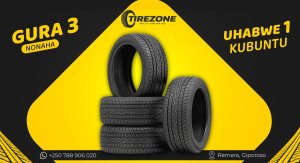 Tirezone yabashyize igorora. Ugura amapine 3 irya 4 bakarikongeza ku buntu
