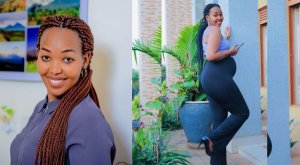 Samantha ari mu byishimo byinshi nyuma yo kwibaruka ubuheta