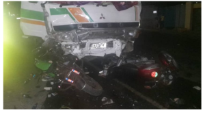 Kigali: Fuso yagonze imodoka 3 na moto 3