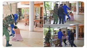 Abapolisi 4 bafashwe amashusho bari gukubita bikomeye umugore uhagarariye abaturage ku rwego rw'ubutegetsi bw'umurwa mukuru wa Nairobi banenzwe na benshi