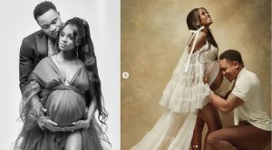 Umuhanzi Rotimi n'umukunzi we Vanessa bagiye kwibaruka imfura yabo[Amafoto]