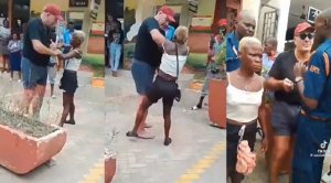 Umuzungu yahuye n'uruva gusenya nyuma yo kurarana indaya akanga kuyishyura[VIDEO]