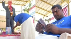 Umugabo wasengaga Donald Trump nk'imana yapfuye mugihe cyo kwiyiriza ubusa