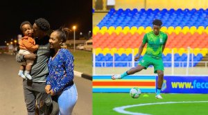 Abeddy wakiniraga AS Kigali yateranye imitoma n'umugore we nyuma y'uko yerekeje muri Oman