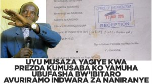 Umusaza witwa Itegekaharinde yagiye kwa Perezida kumusaba ubufasha bw' Ibitaro avuriramo indwara zananiranye