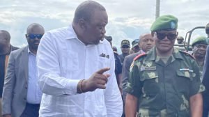 Uhuru Kenyatta yerekeje I Goma hafi y'ahari intambara ya FARDC na M23
