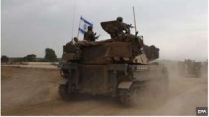 Israeli yamaze kugeza batayo 35 ku mupaka wayo na Gaza ngo irangize intambara