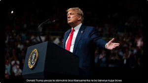Igitekerezo cya Donald Trump n'uko abimukira bica Abanyamerika na bo bajya bicwa