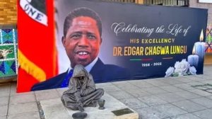Afurika y'Epfo: Urukiko rwahagaritse ishyingurwa rya Edgar Lungu wayoboye Zambia