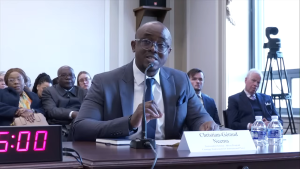 Imbere y'abadepite ba Amerika, Byamungu yagaragaje ko RDC idakwiye kwegeka ibibazo byayo ku Rwanda