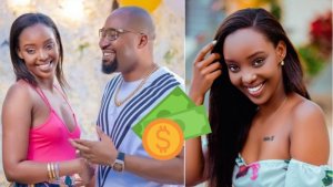 Miss Vanessa yerekanye impano ihagaze amafaranga y'u Rwanda Miliyoni 2 yahawe n'umukunzi we nyuma yo kumushinja kumuca inyuma-IFOTO