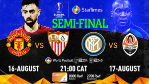 Startimes izerekana imikino ya ½ cya UEFA Europa League