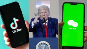 Abatuye muri Amerika ntibemerewe ku-Downloadinga porogaramu za WeChat na TikTok zakozwe n'abashinwa