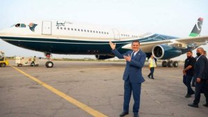 Indege ya Muammar Khadafi yari imaze imyaka 10 mu Bufaransa yagaruwe muri Libya