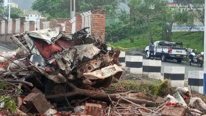 Rubavu:Imodoka yakoze impanuka igonga ibitaro bya Gisenyi umwe ahasiga ubuzima