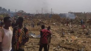 Ghana: Abantu benshi baburiye ubuzima mu guturika gukomeye kwatewe n'intambi