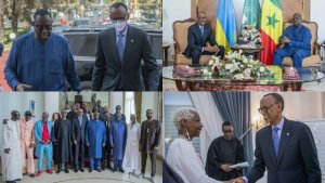 Perezida Kagame n'uwa Sénégal Macky Sall bagiranye ibiganiro, banahura n'abahanzi bakomeye muri Afurika