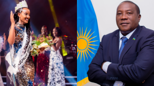 Miss Nshuti Muheto Divine yavuze kuri Minisitiri Gatabazi JMV wari umuri inyuma muri Miss Rwanda
