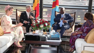 Umwami n'Umwamikazi b'Ububiligi basuye DR Congo mu rugendo rufatwa nko kwiyunga