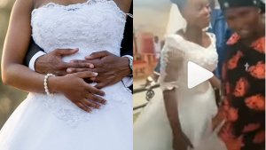 Yafotowe akora mu myanya y'ibanga y'umugeni yari yatahiye ubukwe-VIDEO