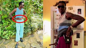 Duhombye undi musore! Ifoto ya Davis D yambaye nk'inkumi yarikoroje ku mbuga nkoranyambaga