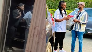 VIDEO: Bruce Melodie n'umujyanama we barwanye bapfa amafaranga