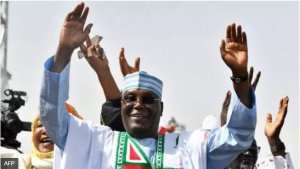 Atiku Abubakar yatangaje ko ari kwerekeza ku gutsinda amatora muri Nigeriya