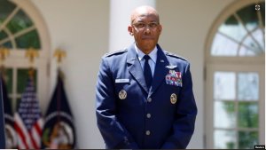 Jenerali Charles Brown Jr. Umwirabura wambere wagizwe Umugaba w'Ingabo Zose z'Amerika