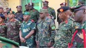 Brig Gen Andrew Nyamvumba ari i mujyi wa Goma mu nama ya EACRF