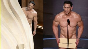 John Cena yagaragaye yambaye ubusa mu bihembo bya Oscars-AMAFOTO