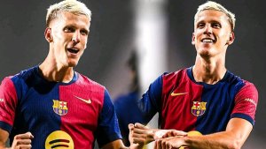 Ibyo wamenya kuri Dani Olmo wabonye igitego cye cya mbere muri Barselona