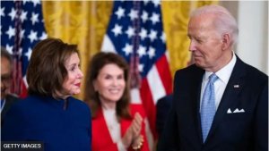 Pelosi yageretse kuri Biden gutsindwa kw' Abademokarate mu matora yagize Trump Perezida