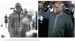 Perezida Kagame na Tshisekedi bitabiriye irahira rya John Dramani Mahama muri Ghana