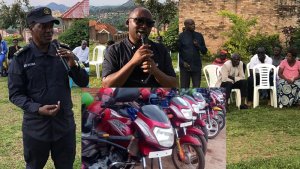 Muhanga: Polisi yafashe moto 6 zibwe