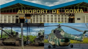 Sukhoi, Kajugujugu n'ibifaru ku Kibuga cy'Indege cya Goma, umuturage abarirwa imbunda ebyiri 