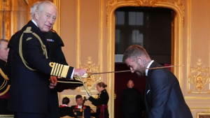 David Beckham yahawe umudali wa ‘Sir'