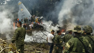 Colombia: Indege yarimo abasirikare 100 yahanutse