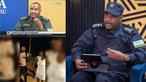 Polisi y'u Rwanda yemeje ko yamenye amakuru azatuma hafatwa umugore wagaragaye akubita inshyi umugabo