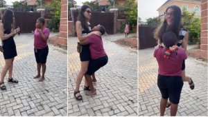 Ibyishimo byamurenze aterura nyirabuja kubera ibyo yamukoreye