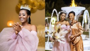 Umunyamakuru Uwimana Clarisse uri kwitegura ubukwe yakorewe ibirori bizwi nka 'Bridal Shower'(AMAFOTO)