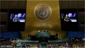 Zelensky yasabye ko Uburusiya buhabwa 'igihano gikwiye'