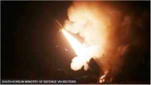 Korea y'Epfo na Amerika barashe za misire mu nyanja