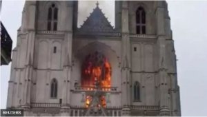 France: Umusore uherutse gutwika Kiliziya ya Nantes yakatiwe gufungwa imyaka ine