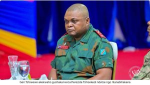 Gen Tshiwewe akekwaho gushaka kwivugana Perezida Tshisekedi